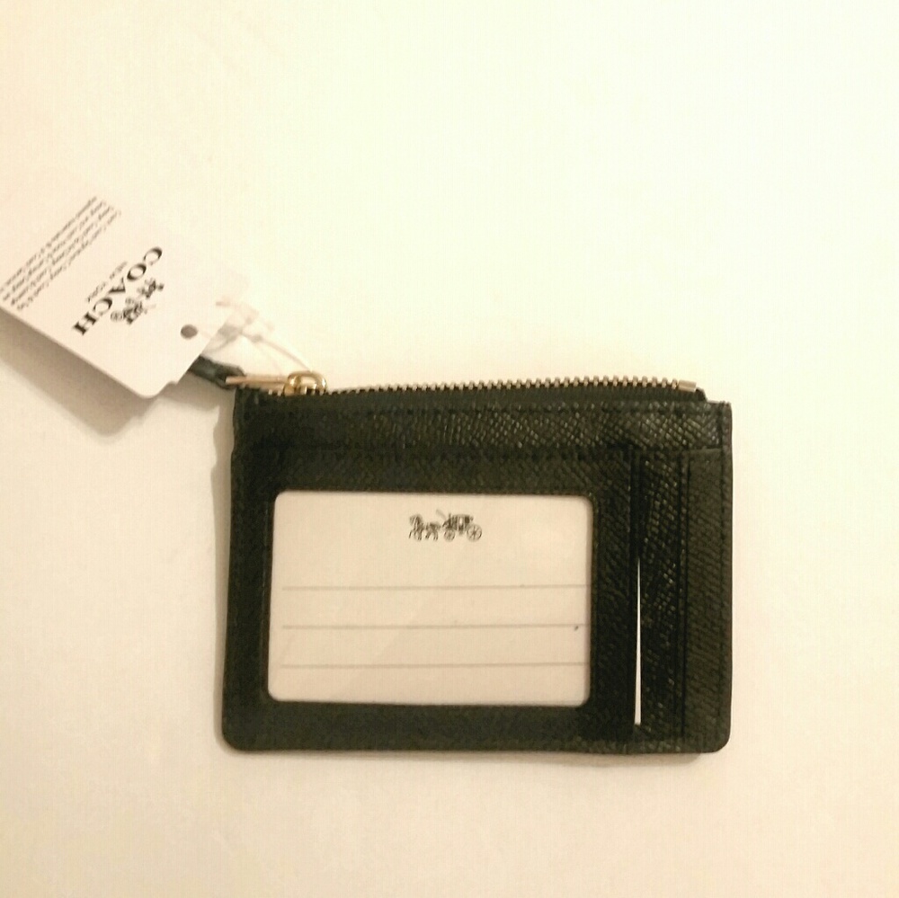 🔴 SOLD🔴New black COACH coin purse - Picture 2 of 4